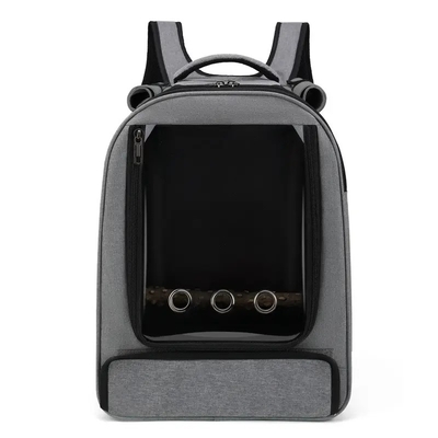 La bolsa ligera del animal doméstico del loro del pájaro enjaula a Mesh Large Foldable Travel Backpack al aire libre