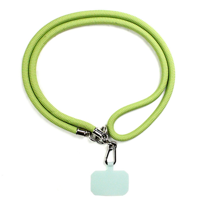Correa universal de Lanyard Adjustable Nylon Neck Phone del teléfono del ODM con el metal del remiendo