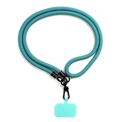 Correa universal de Lanyard Adjustable Nylon Neck Phone del teléfono del ODM con el metal del remiendo